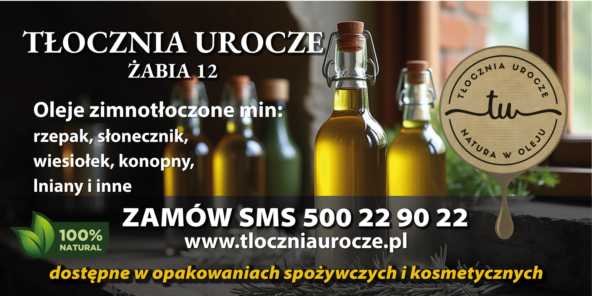 Baner Tłocznia Urocze